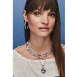 Anchor And Soul Reversible Necklace 7 Anchor And Soul Reversible Necklace -ANA Accessories Shop anchor and soul reversible necklace silver blue 3