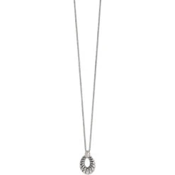 Athena Scalloped Convertible Necklace -ANA Accessories Shop athena scalloped convertible necklace silver 2