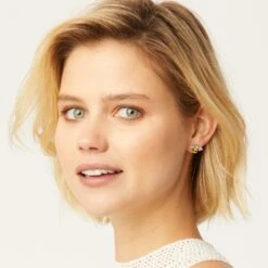 Bee Happy Mini Post Earrings -ANA Accessories Shop bee happy mini post earrings silver multi 2 a19758cb 0e0f 45d4 932c cf6a0ae86410