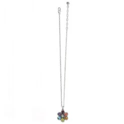 Bellissima Fiore Reversible Necklace -ANA Accessories Shop bellissima fiore reversible necklace silver multi 2