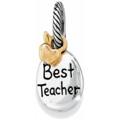 Best Teacher Charm -ANA Accessories Shop best teacher charm silver gold 2 aac83e17 072d 4890 b07f 1833618e8866