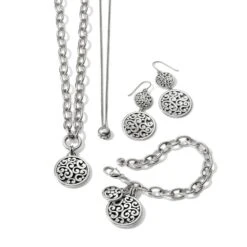 Contempo Nuevo Petite Dome Necklace -ANA Accessories Shop contempo nuevo petite dome necklace silver 4