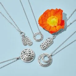 Contempo Token Tag Long Necklace -ANA Accessories Shop contempo token tag long necklace silver 2 5c0f9e1f 3569 4d38 8955 6978f6d1df1e