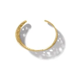 Contempo Wide Cuff Bracelet -ANA Accessories Shop contempo wide cuff bracelet gold 2