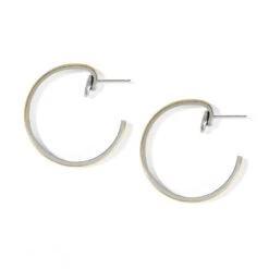 Ferrara Entrata Small Hoop Earrings -ANA Accessories Shop ferrara entrata small hoop earrings gold silver 1