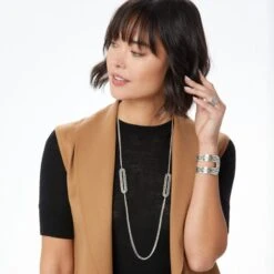 Ferrara Equestra Long Necklace 5 Ferrara Equestra Long Necklace -ANA Accessories Shop ferrara equestra long necklace silver 2 c5290f2a 1a47 4d61 95bc 842de6555f99