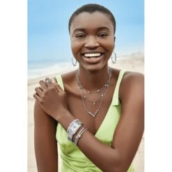 Illumina Petite Collar Necklace -ANA Accessories Shop illumina petite collar necklace silver 2