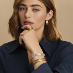 Inner Circle Double Ring -ANA Accessories Shop inner circle double ring gold 4