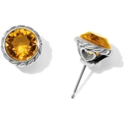 Iris Stud Earrings -ANA Accessories Shop iris stud earrings silver topaz 0