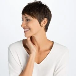 Iris Stud Earrings -ANA Accessories Shop iris stud earrings silver topaz 1