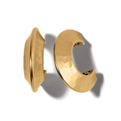 Mystic Moon Hoop Earrings -ANA Accessories Shop mystic moon hoop earrings gold 0