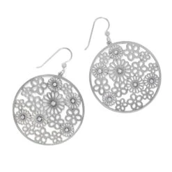 Posey Disc French Wire Earrings -ANA Accessories Shop posey disc french wire earrings silver 0 96823b42 67a2 4479 96eb 7df6065fe549
