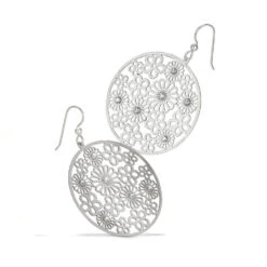 Posey Disc French Wire Earrings -ANA Accessories Shop posey disc french wire earrings silver 2 fe90d47a bdcc 407b 8923 758488132d24