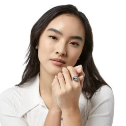 Pretty Tough Bold Heart Ring -ANA Accessories Shop pretty tough bold heart ring silver 3