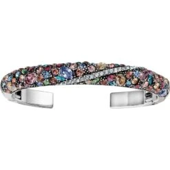 Trust Your Journey Double Hinged Bangle -ANA Accessories Shop trust your journey double hinged bangle silver pastel multi 0 91d2a1be 6b0b 44c1 b03f 75a088100f15