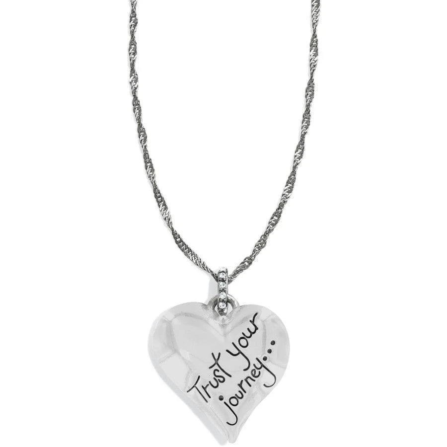 Trust Your Journey Heart Necklace 2 Trust Your Journey Heart Necklace - Image 2