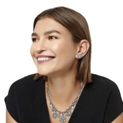 Twinkle Large Post Earrings 9 Twinkle Large Post Earrings -ANA Accessories Shop twinkle large post earrings silver 4